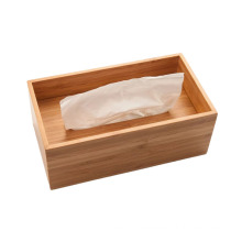Wooden Toilet Paper Holder Tissue Storage Box